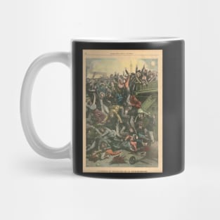 Bridge collapse Paris exhibition 1900 Mug